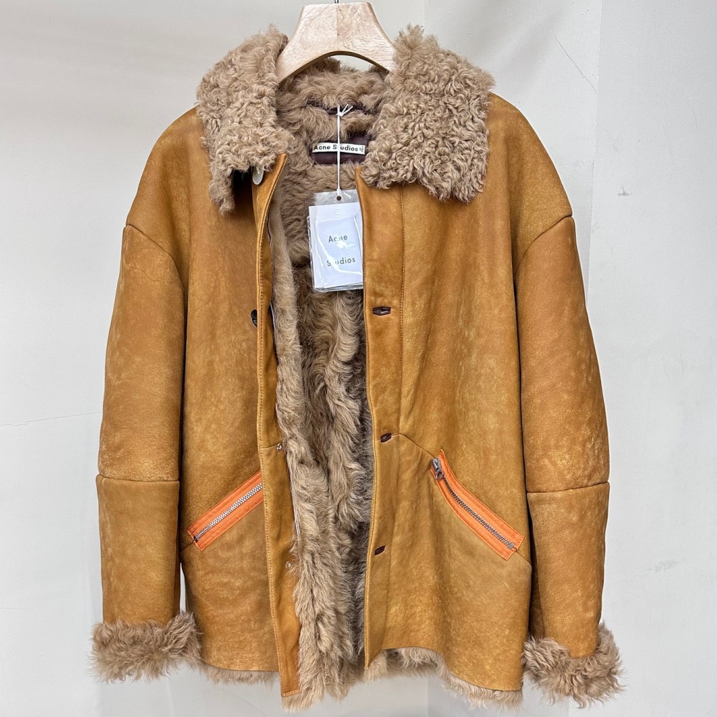 [홍콩명품.ACNE] 아크네 스튜디오 2025 남성용 모피일체 양가죽코트 GT239 HD 홍콩명품의류,구매대행,온라인명품
