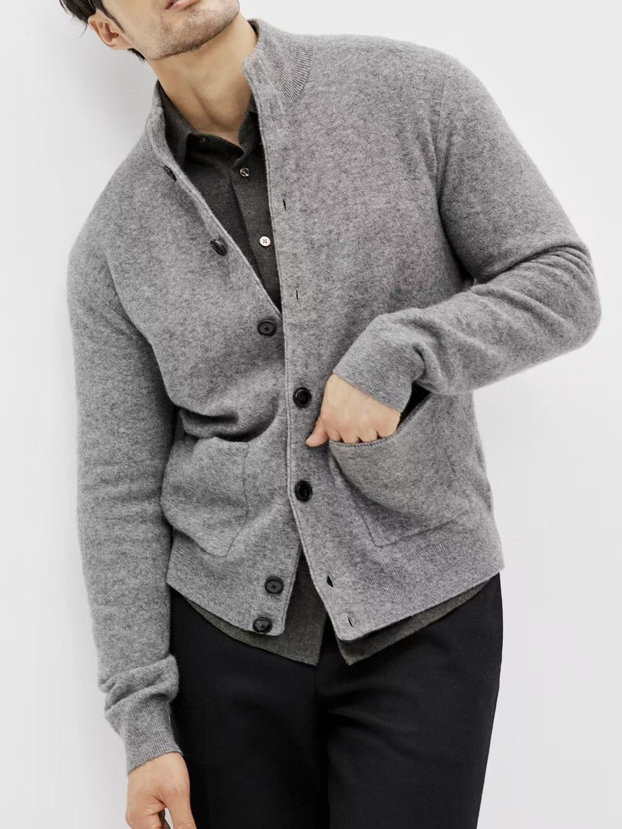 [홍콩명품.BRUNELLO CUCINELLI]브루넬로 쿠치넬리 2073 남성용 울 가디건 BL1271 YB 홍콩명품의류,구매대행,온라인명품