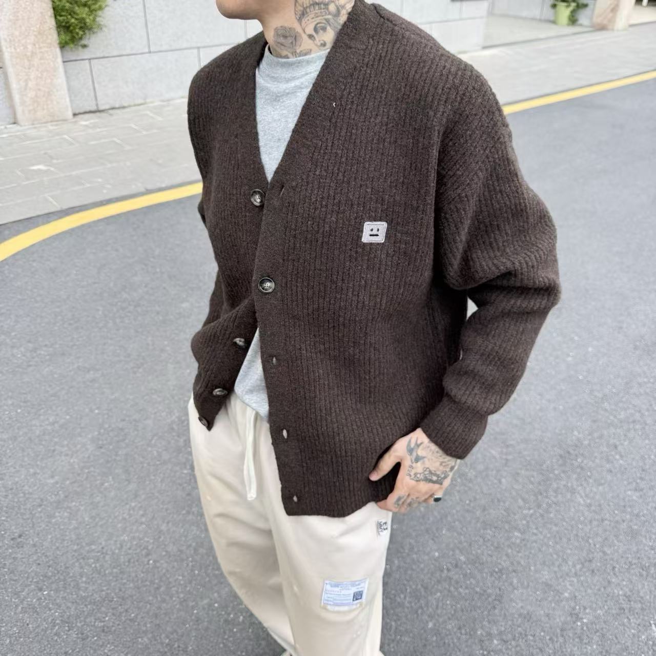 [홍콩명품.ACNE] 아크네 스튜디오 2025 남성용 니트가디건 GT253 HD 2컬러 홍콩명품의류,구매대행,온라인명품