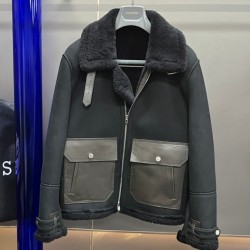 [홍콩명품.HERMES] 에르메스 2025 남성용 모피일체 양가죽자켓 HM444 HD 홍콩명품의류,구매대행,온라인명품