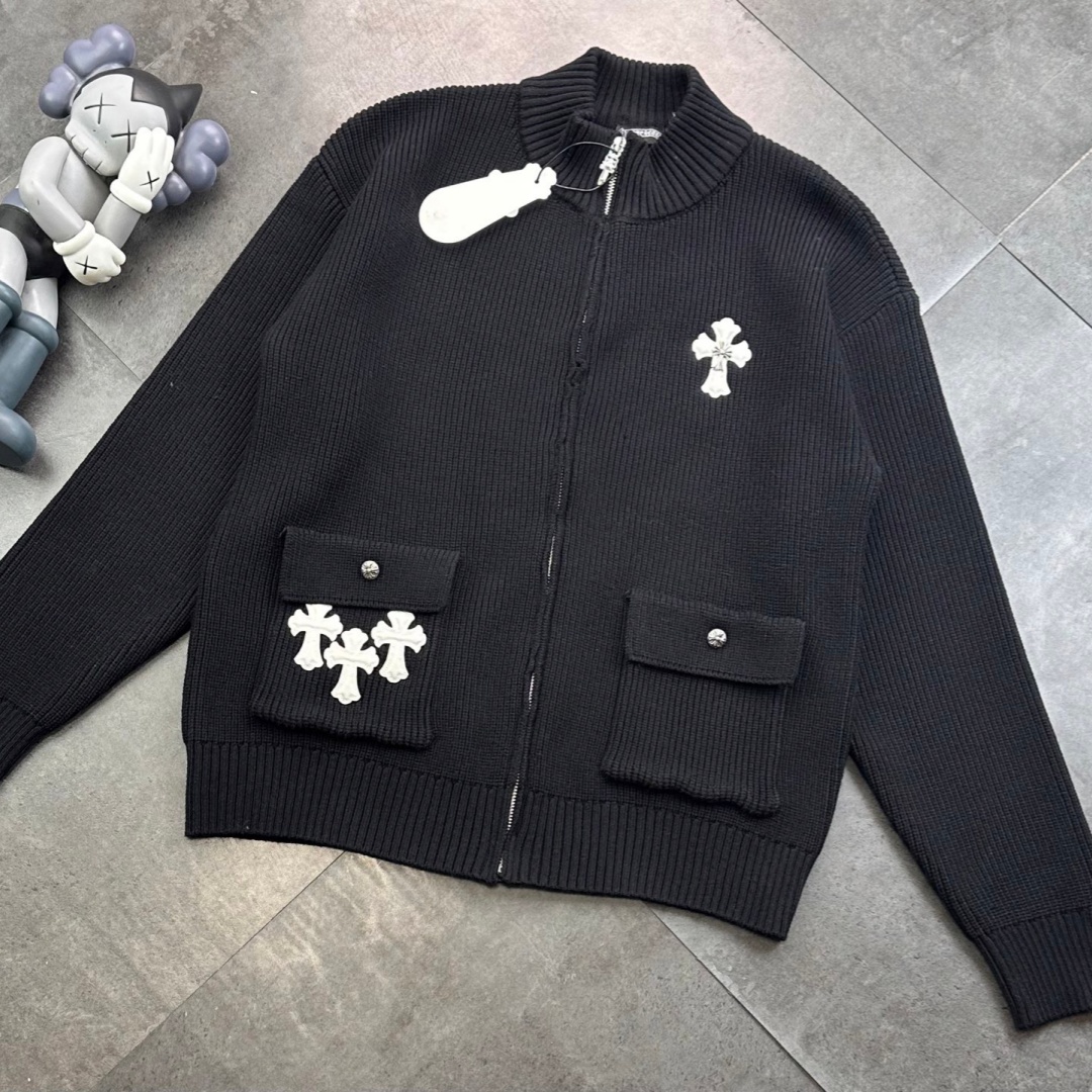 [홍콩명품.CHROME HEARTS] 크롬하츠 2025 남성용 니트 가디건 GC366 PD 홍콩명품의류,구매대행,온라인명품