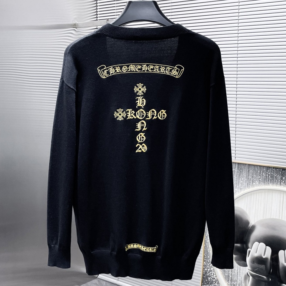 [홍콩명품.CHROME HEARTS] 크롬하츠 2025 남성용 울 가디건 GC371 PD 홍콩명품의류,구매대행,온라인명품