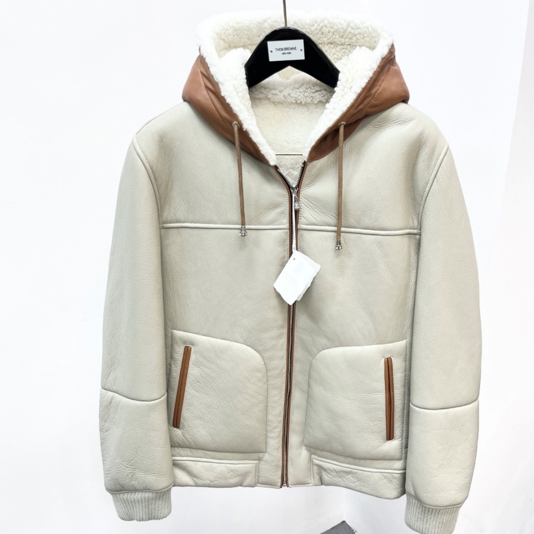 [홍콩명품.BRUNELLO CUCINELLI]브루넬로 쿠치넬리 2025 남성용 모피일체 양가죽 자켓 BL1279 HD 홍콩명품의류,구매대행,온라인명품