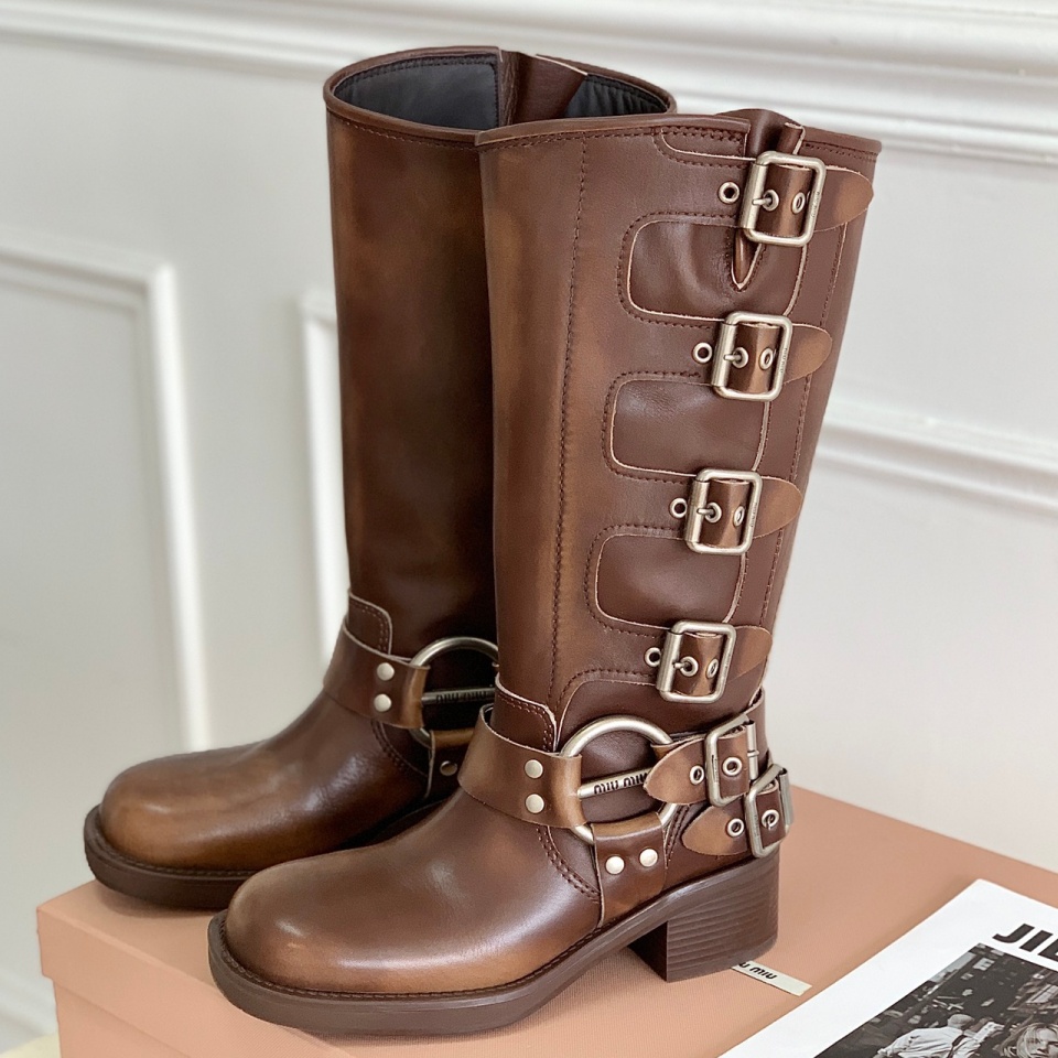 [홍콩명품,MIU MIU] 미우미우 25SS 여성 롱부츠 WA5908 DN 홍콩명품의류,구매대행,온라인명품