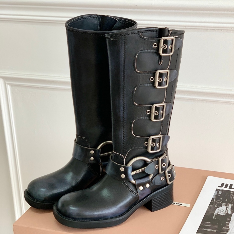 [홍콩명품,MIU MIU] 미우미우 25SS 여성 롱부츠 WA5909 DN 홍콩명품의류,구매대행,온라인명품