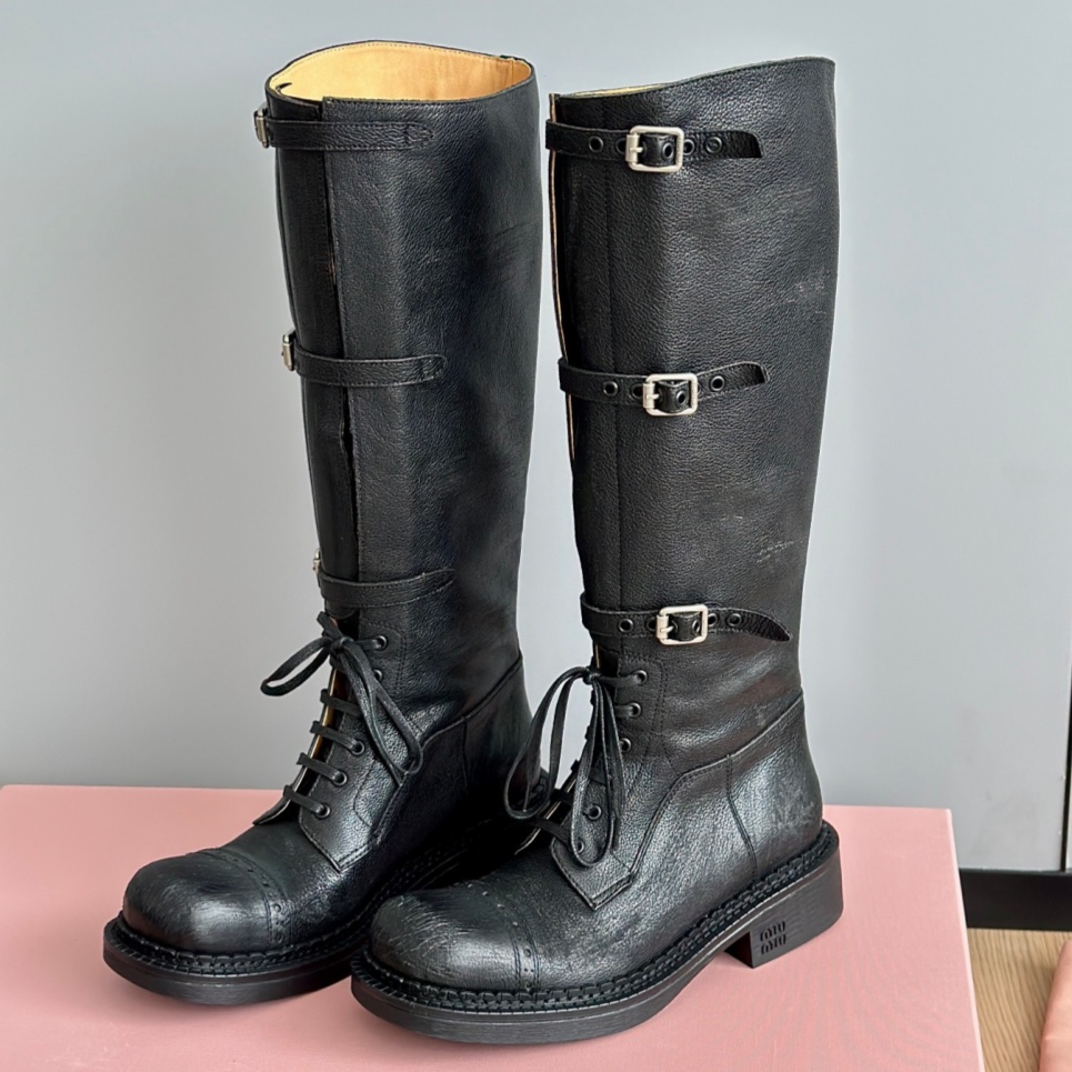 [홍콩명품,MIU MIU] 미우미우 25SS 여성 롱부츠 WA5911 DN 홍콩명품의류,구매대행,온라인명품