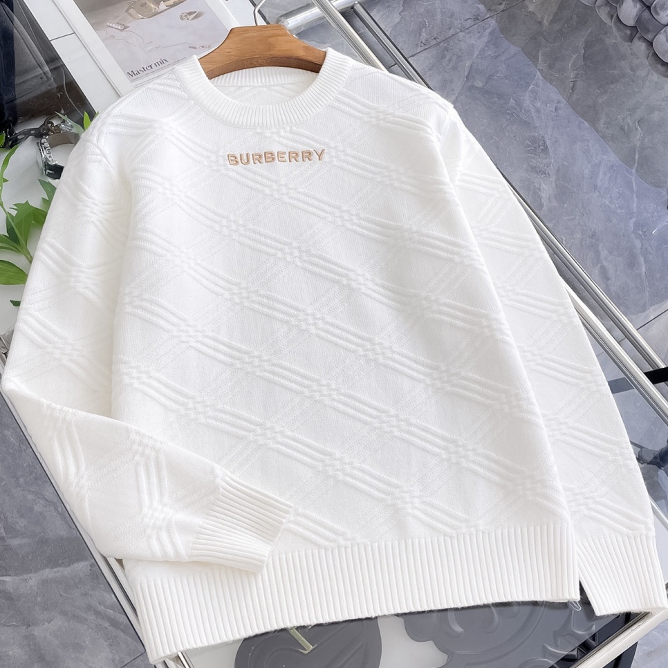[홍콩명품.BURBERRY] 버버리 2025 남성용 니트 풀오버 BU1351 YB  홍콩명품의류,구매대행,온라인명품