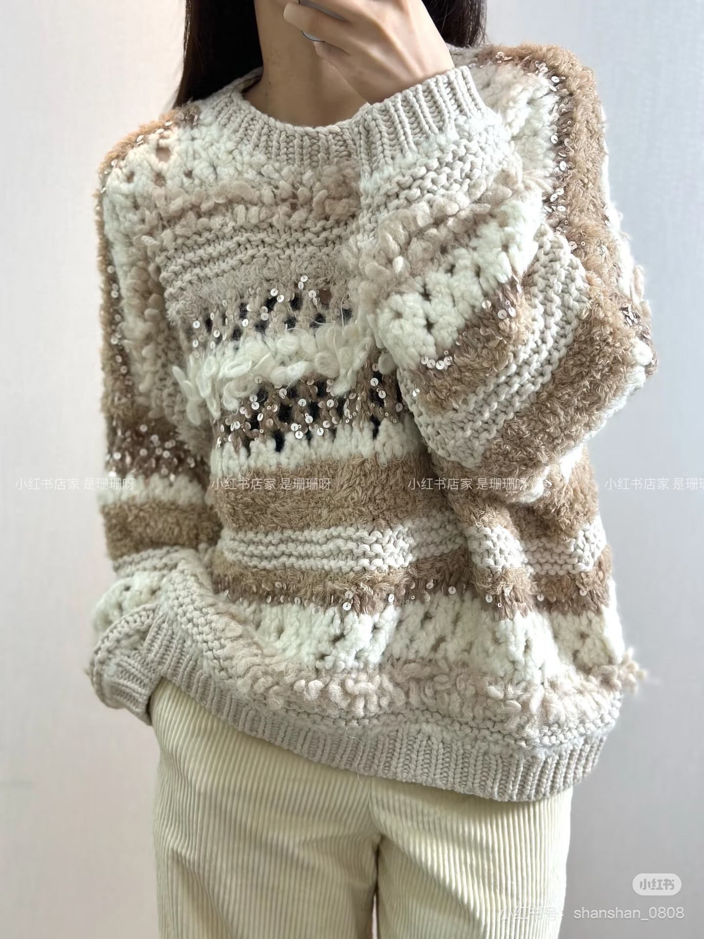 [홍콩명품.BRUNELLO CUCINELLI]브루넬로 쿠치넬리  2025 여성 울혼방 풀오버 WA5971 JS 홍콩명품의류,구매대행,온라인명품