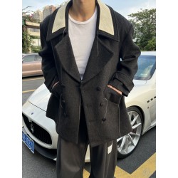 [홍콩명품.MAISON MARGIELA]메종마르지엘라 2025 남성용 울혼방 코트 MM087 HD 홍콩명품의류,구매대행,온라인명품
