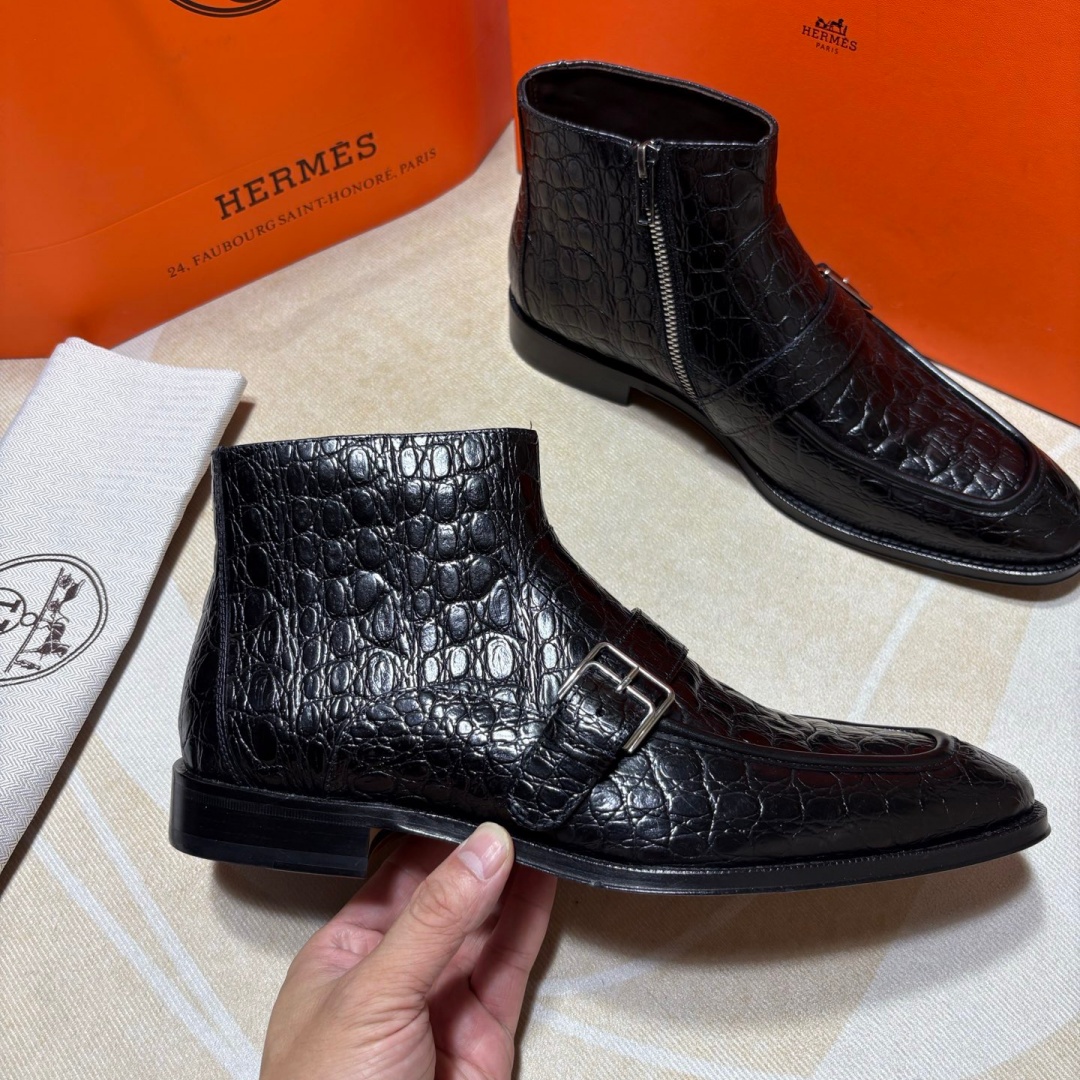 [홍콩명품.HERMES] 에르메스 2025 남성용 앵글부츠HM458 SH-E 홍콩명품의류,구매대행,온라인명품