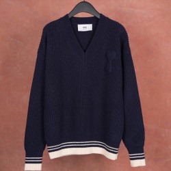 [홍콩명품.AMI] 아미 2025 남성용 울 풀오버 AM034 YB 홍콩명품의류,구매대행,온라인명품