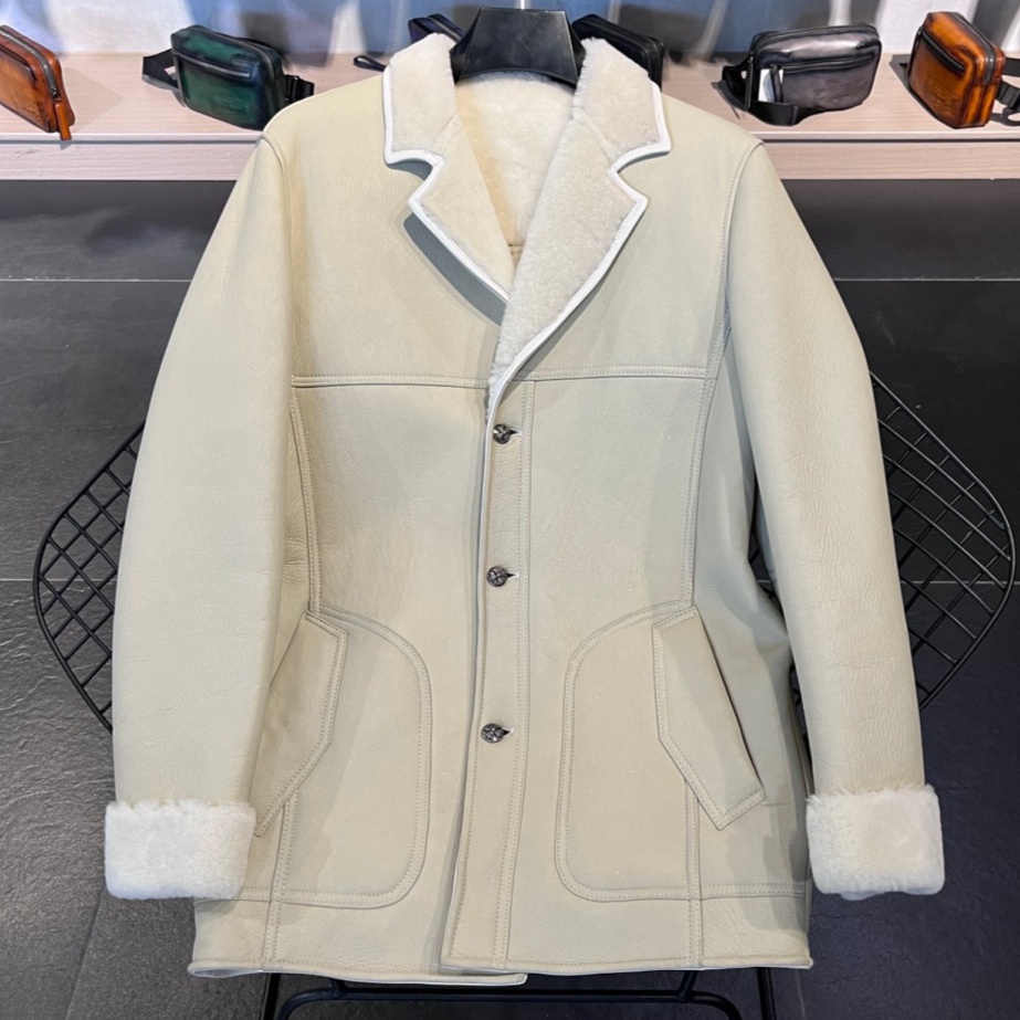 [홍콩명품.CHROME HEARTS] 크롬하츠 2025 남성 모피일체 양가죽코트 GC416 HD 홍콩명품의류,구매대행,온라인명품