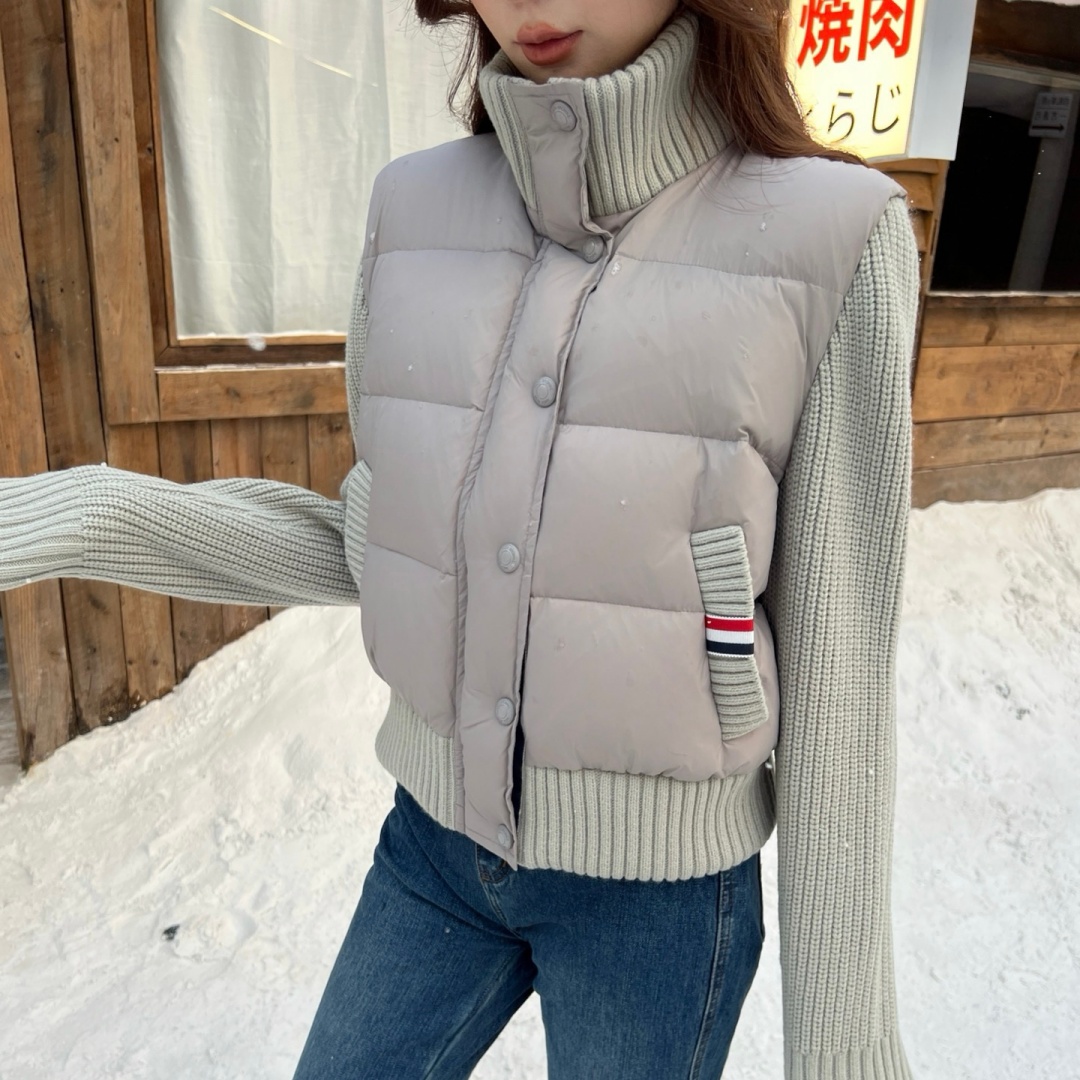 [홍콩명품.THOM BROWNE ] 톰 브라운 2025 여성 울+구스다운 패딩 WA5992 JS 홍콩명품의류,구매대행,온라인명품