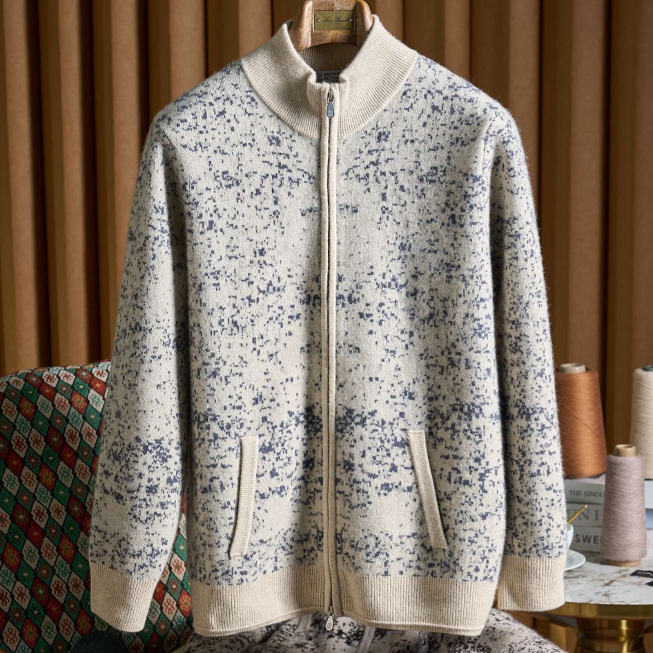 [홍콩명품.BRUNELLO CUCINELLI]브루넬로 쿠치넬리 2025 남성용 울+캐시미어 가디건 BL1317 HD 홍콩명품의류,구매대행,온라인명품