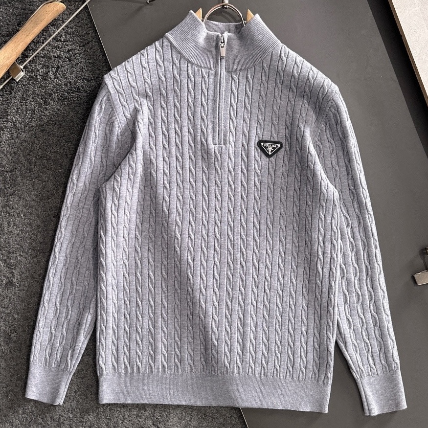 [홍콩명품.PRADA] 프라다 2025 남성용 니트 풀오버 PD1558 PD 홍콩명품의류,구매대행,온라인명품
