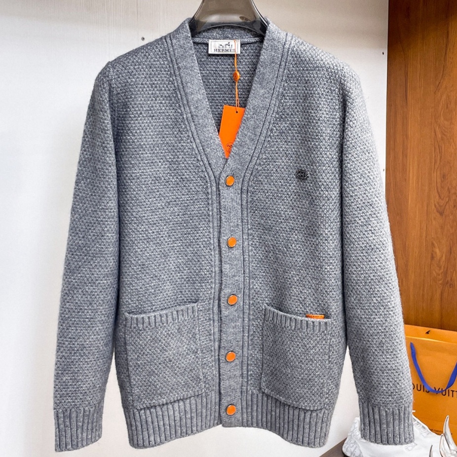 [홍콩명품.HERMES] 에르메스 2025 남성용 울 가디건 HM465 PD 홍콩명품의류,구매대행,온라인명품