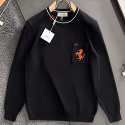 [홍콩명품.HERMES] 에르메스 2025 남성용 니트 풀오버 HM472 PD  홍콩명품의류,구매대행,온라인명품