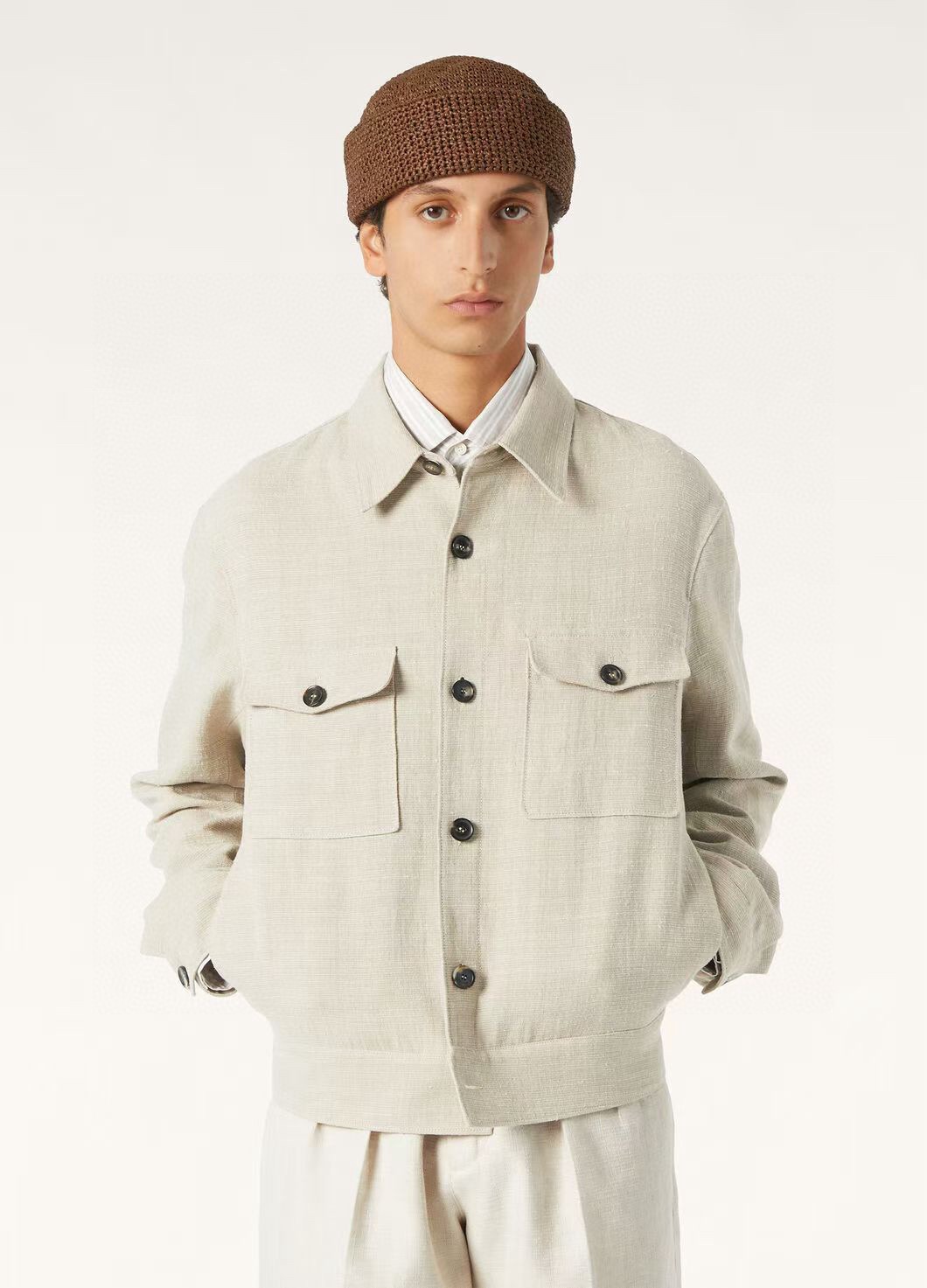 [홍콩명품.loro piana]로로피아나 2025 남성용 린넨 자켓 LP747 PD 홍콩명품의류,구매대행,온라인명품