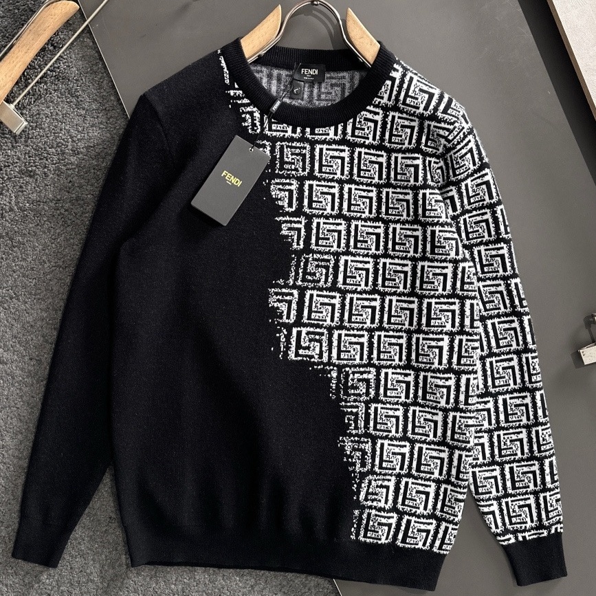 [홍콩명품,FENDI] 펜디 2025 남성용 니트 풀오버 FD682 PD  홍콩명품의류,구매대행,온라인명품
