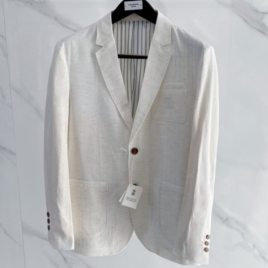 홍콩명품.BRUNELLO CUCINELLI]브루넬로 쿠치넬리 2026 남성용 린넨 수트자켓 BL1406 YB 구매대행,온라인명품