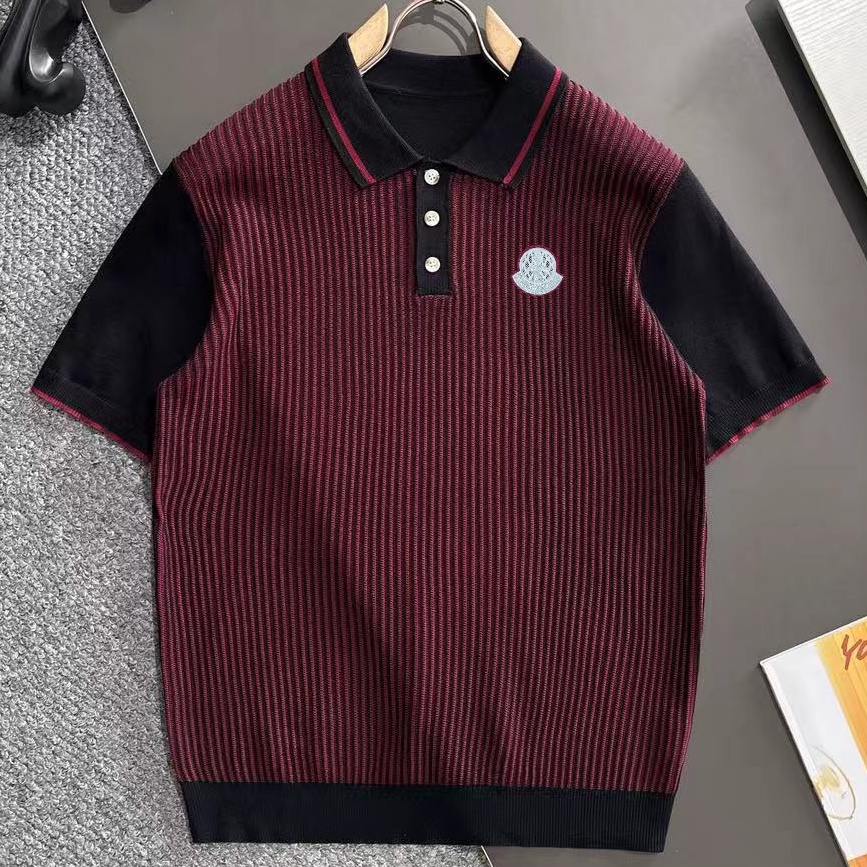 [홍콩명품.MONCLER] 몽클레어 2025 남성용 니트반팔 MQ1621 PD 홍콩명품의류,구매대행,온라인명품