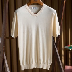 [홍콩명품.BRUNELLO CUCINELLI]브루넬로 쿠치넬리 2026 남성용 니트반팔 BL1423 PD 홍콩명품의류,구매대행,온라인명품