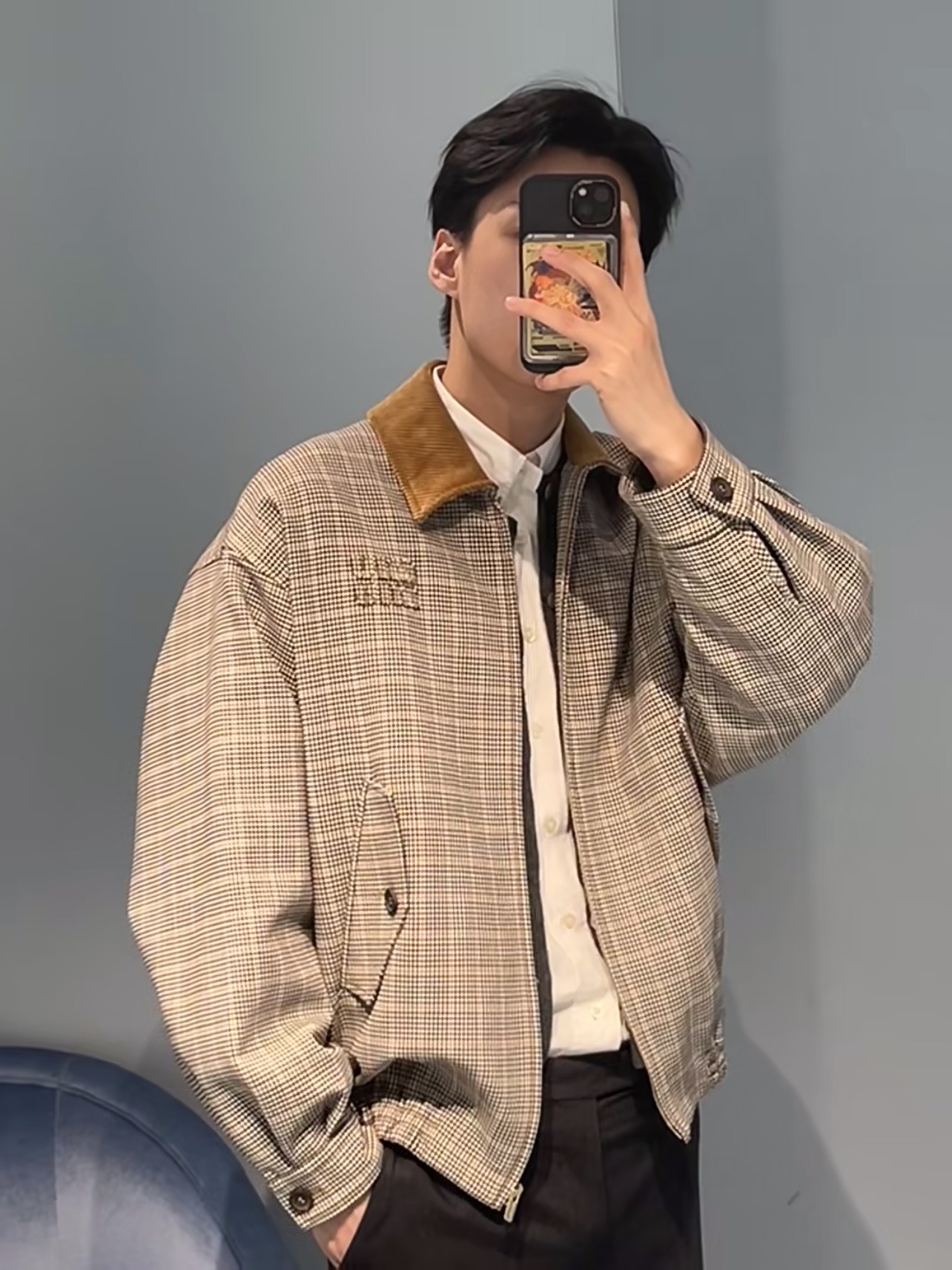 [홍콩명품,MIU MIU] 미우미우 26SS 로고 자켓 MM084 HHB, 홍콩명품의류,구매대행,온라인명품