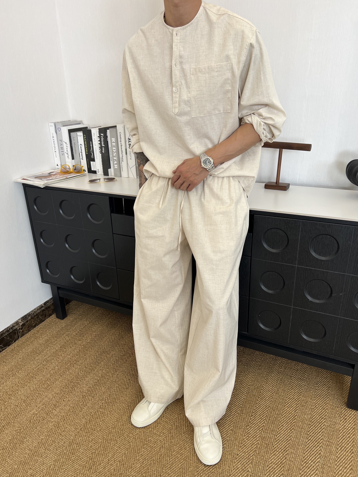 [홍콩명품,ARMANI] 알마니 2026 남성용 린넨 셔츠세트 AM160 HD 홍콩명품의류,구매대행,온라인명품