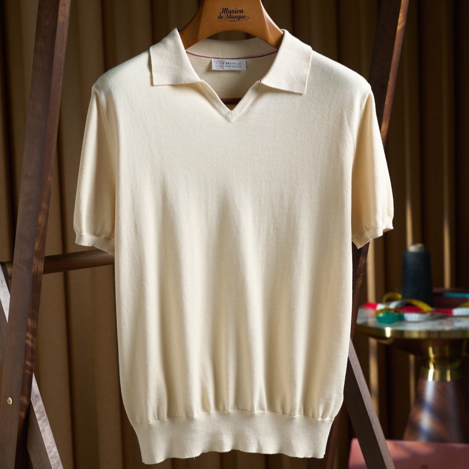 [홍콩명품.BRUNELLO CUCINELLI]브루넬로 쿠치넬리 2026 남성용 니트반팔 BL1426 YB 홍콩명품의류,구매대행,온라인명품