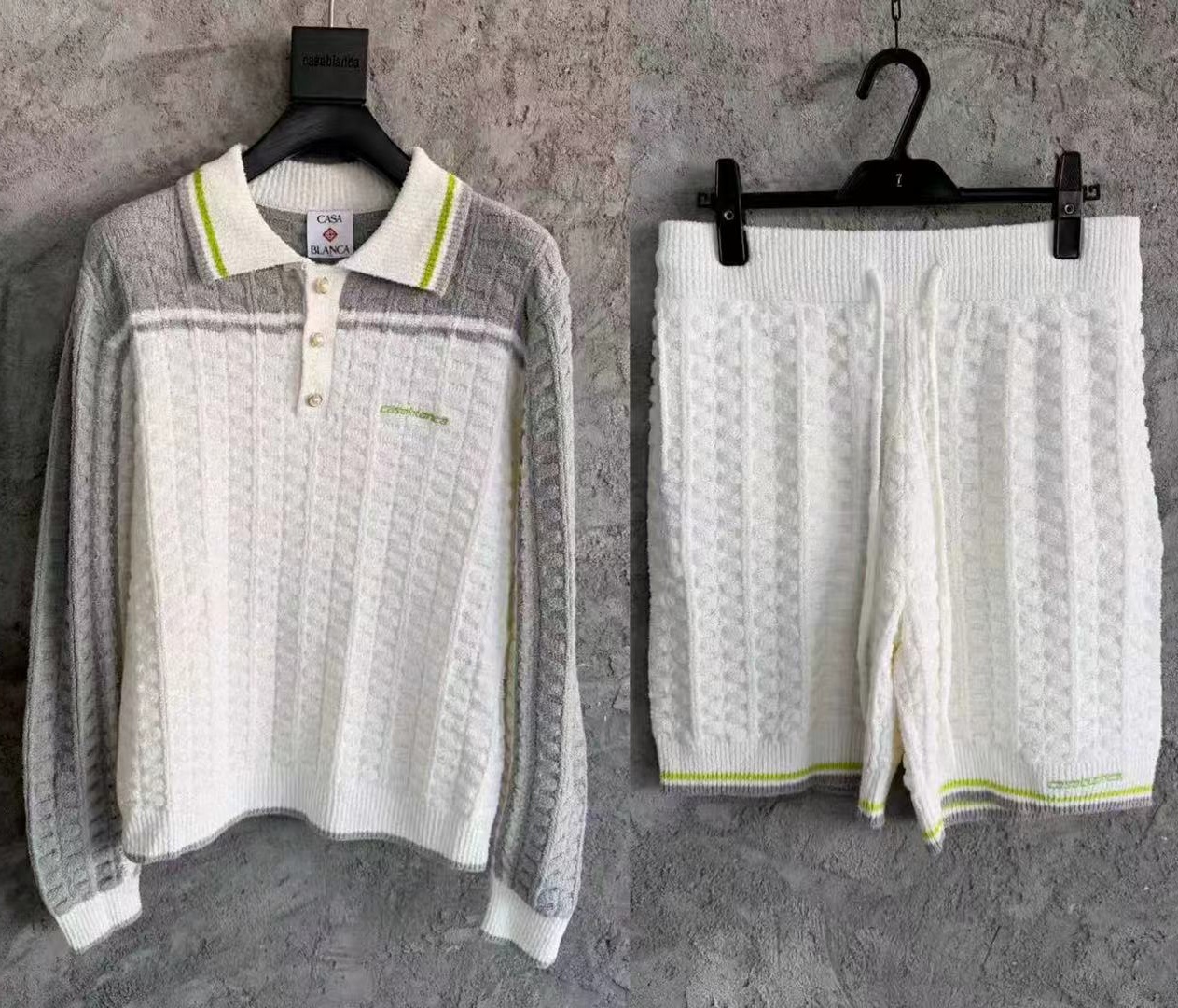 [홍콩명품.CASABLANCA] 카사블랑카 2026 남성용 니트긴팔세트 GT466 HD 홍콩명품의류,구매대행,온라인명품