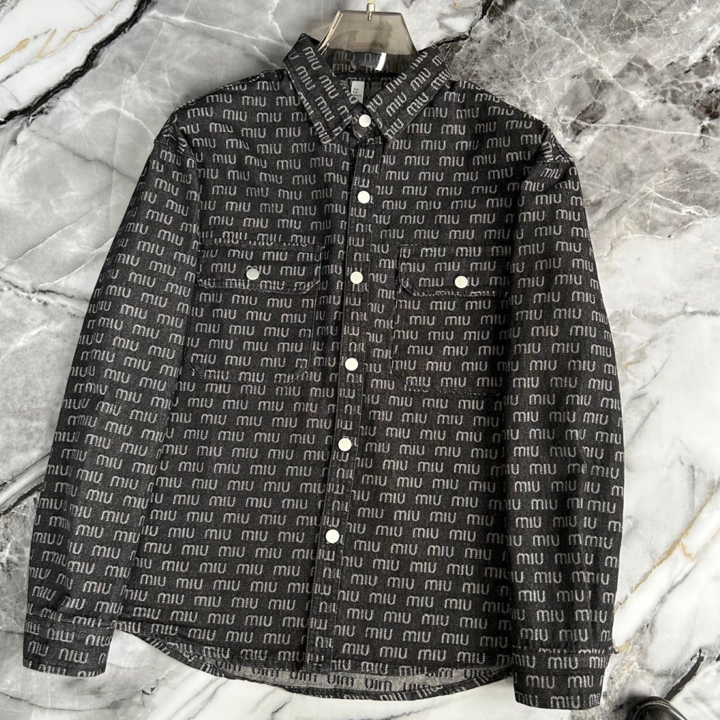 [홍콩명품,MIU MIU] 미우미우 2026 청셔츠 MM096 HD 홍콩명품의류,구매대행,온라인명품