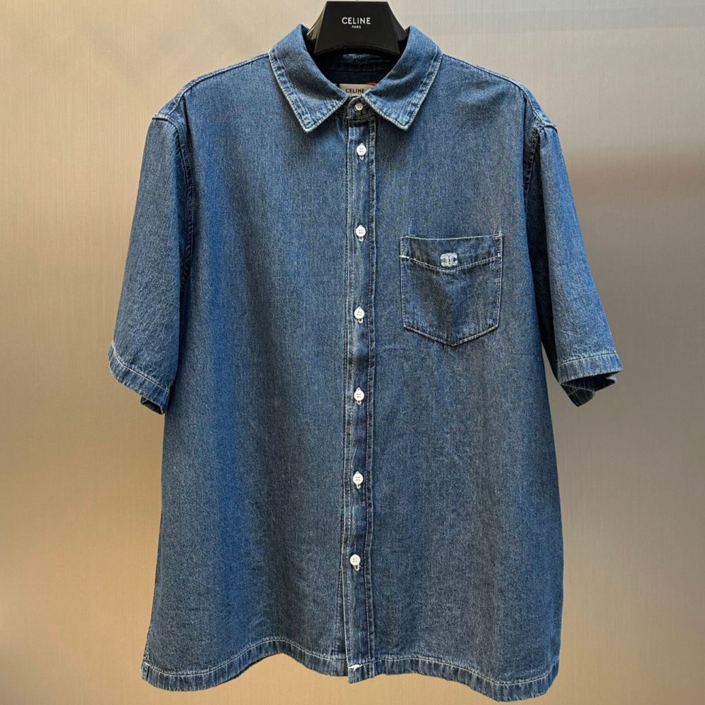 [홍콩명품.CELINE] 셀린느 2026 남성용 반팔청셔츠 CN134 홍콩명품의류,구매대행,온라인명품