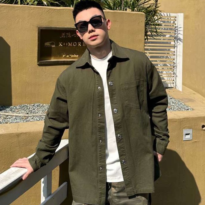 [홍콩명품.AMI] 아미 2026 남성용 청셔츠 AM055 PD 홍콩명품의류,구매대행,온라인명품