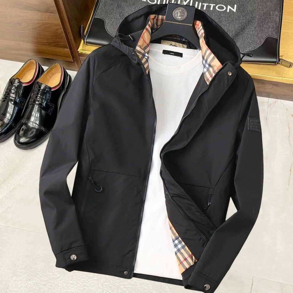 [홍콩명품.BURBERRY] 버버리 2026 남성용 바람막이 후드자켓 BU1703 PD 홍콩명품의류,구매대행,온라인명품