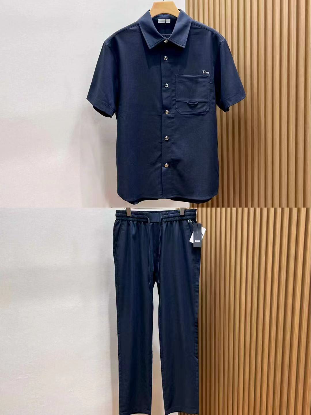 [홍콩명품.Christian Dior] 크리스챤 디올 2026 남성용 린넨 반팔셔츠세트 CD1738 PD 홍콩명품의류,구매대행,온라인명품