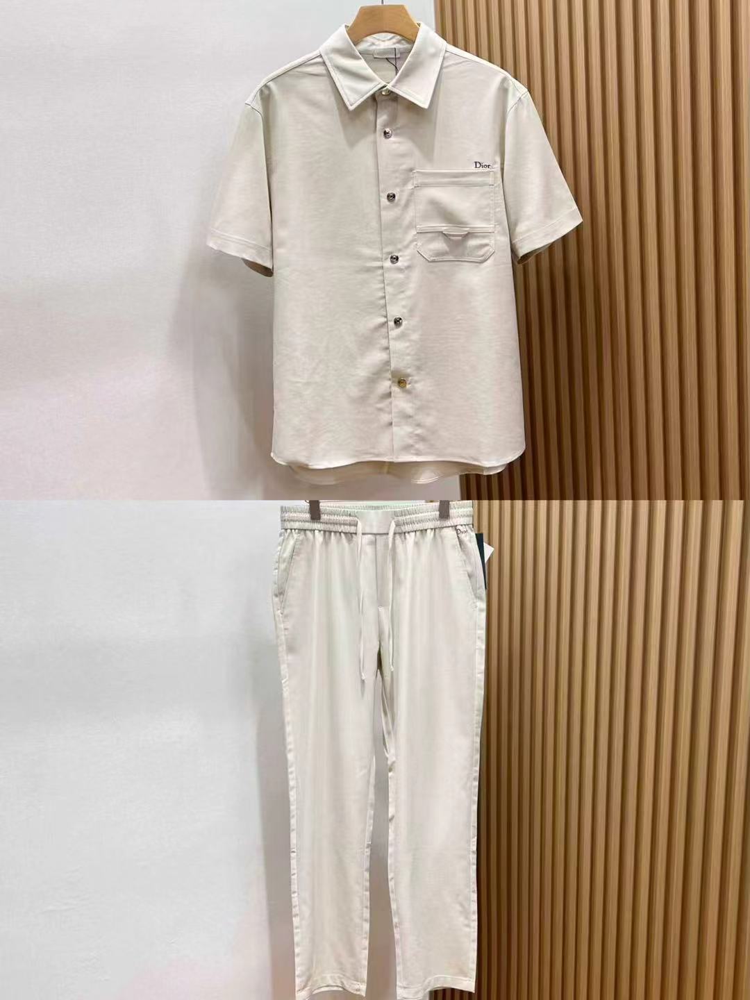 [홍콩명품.Christian Dior] 크리스챤 디올 2026 남성용 린넨 반팔셔츠세트 CD1739 PD 홍콩명품의류,구매대행,온라인명품