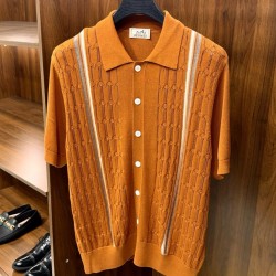 [홍콩명품.HERMES] 에르메스 2026 남성용 울+린넨 반팔 HM556 YB 3컬러 홍콩명품의류,구매대행,온라인명품