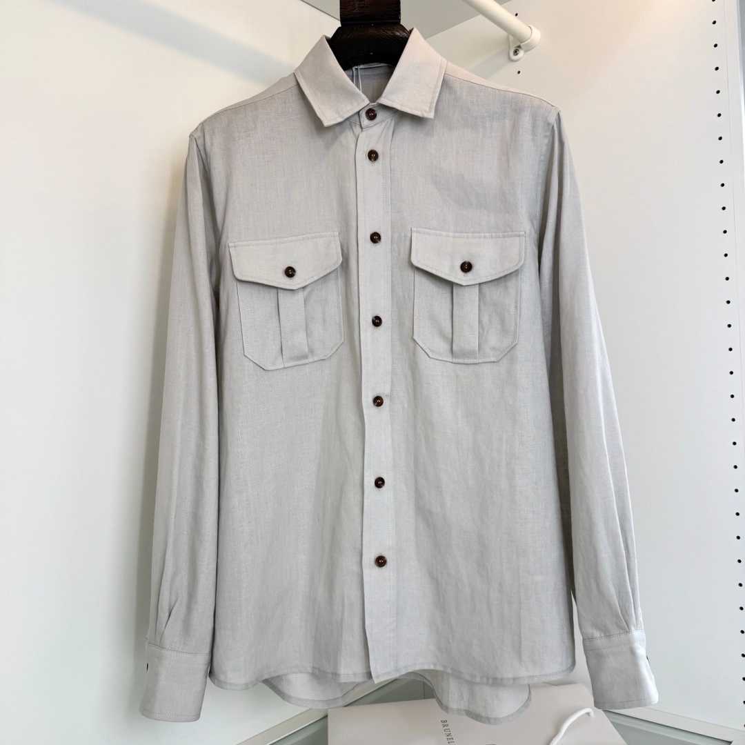 [홍콩명품.BRUNELLO CUCINELLI]브루넬로 쿠치넬리 2026 남성용 린넨셔츠 BL1569 HD 홍콩명품의류,구매대행,온라인명품