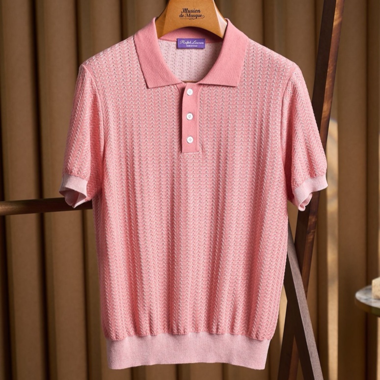 [홍콩명품.Ralph lauren] 랄프로렌 2026 남성 린넨+울 반팔 GT540 HD  홍콩명품의류,구매대행,온라인명품