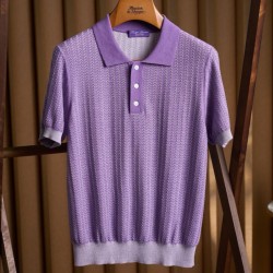 [홍콩명품.Ralph lauren] 랄프로렌 2026 남성 린넨+울 반팔 GT543 HD  홍콩명품의류,구매대행,온라인명품