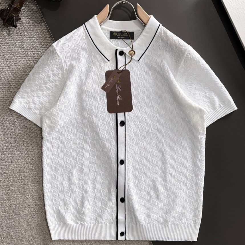 [홍콩명품.loro piana] 로로피아나 2026 남성용 니트반팔 LP1270 PD 홍콩명품의류,구매대행,온라인명품