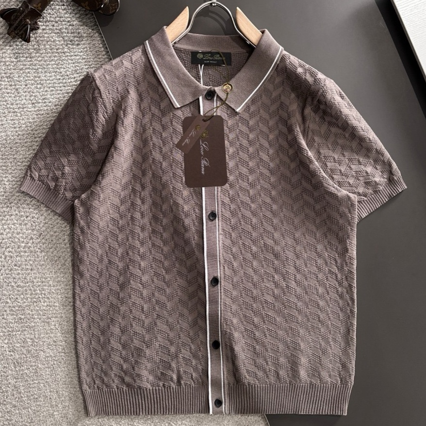 [홍콩명품.loro piana] 로로피아나 2026 남성용 니트반팔 LP1271 PD 홍콩명품의류,구매대행,온라인명품