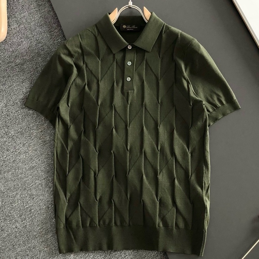 [홍콩명품.loro piana] 로로피아나 2026 남성용 니트반팔 LP1322 PD 홍콩명품의류,구매대행,온라인명품