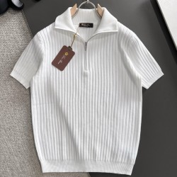 [홍콩명품.loro piana] 로로피아나 2026 남성용 니트반팔 LP1326 PD 홍콩명품의류,구매대행,온라인명품