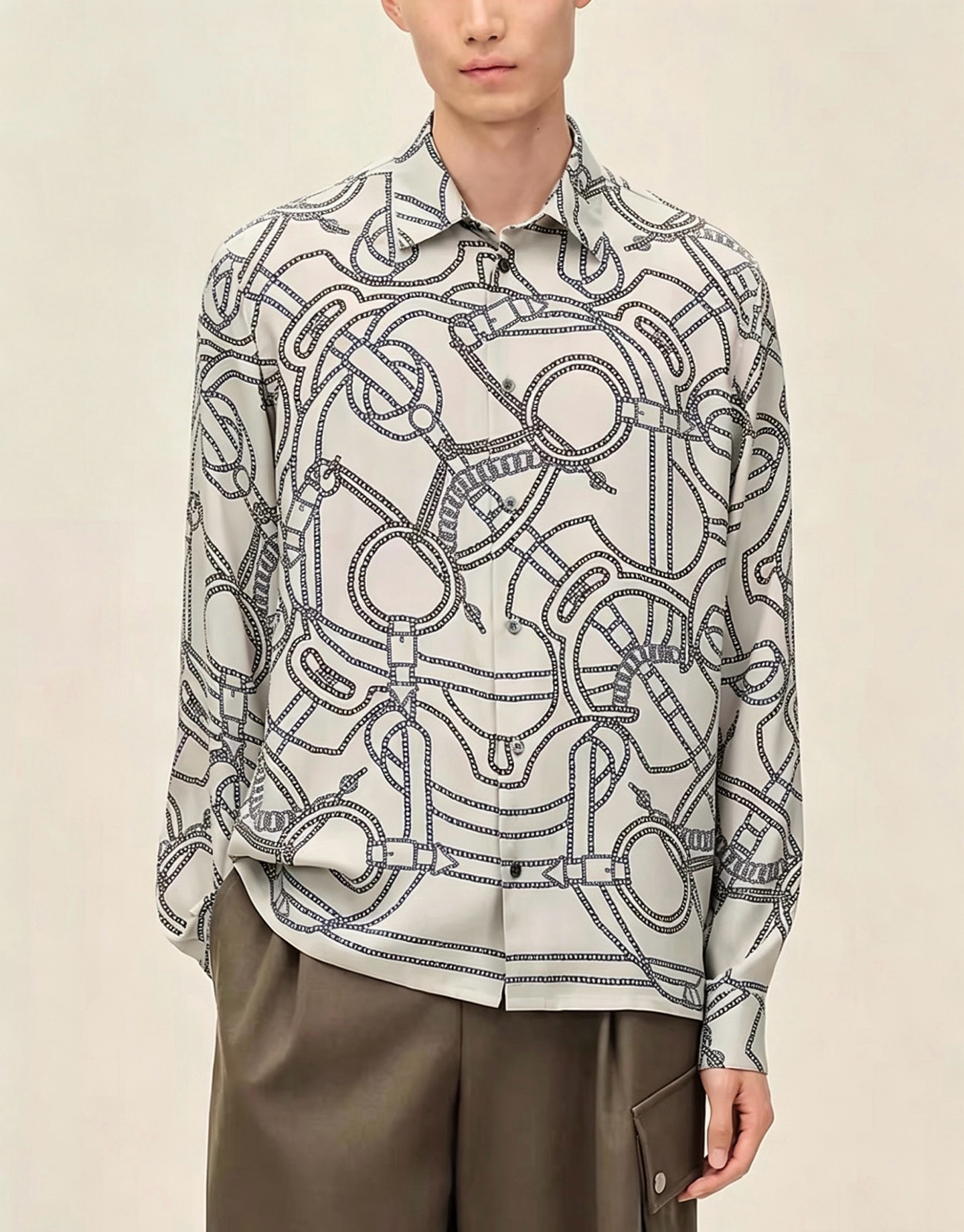 [홍콩명품.HERMES] 에르메스 2026 남성용 실크셔츠 HM570 PD 홍콩명품의류,구매대행,온라인명품