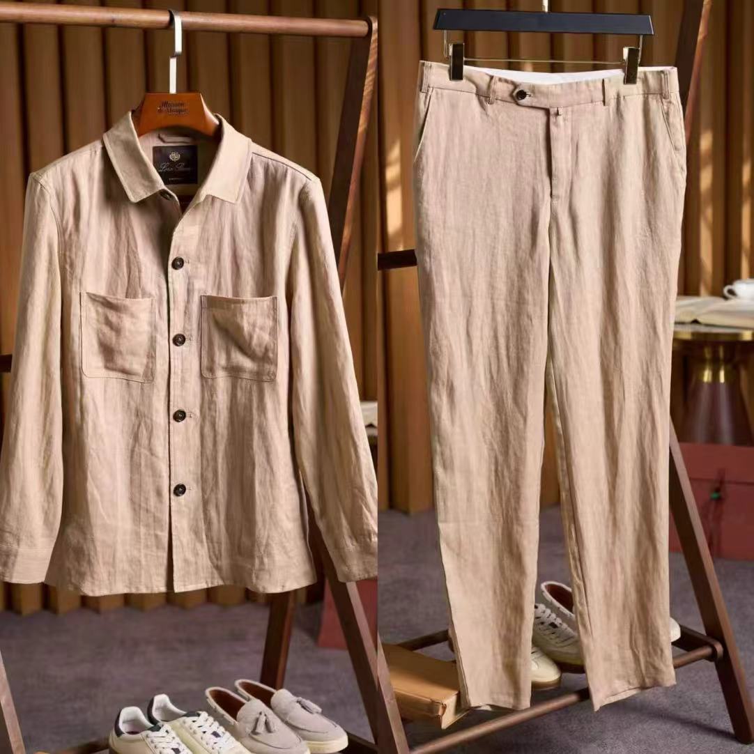 [홍콩명품.loro piana] 로로피아나 2026 남성용 린넨셔츠세트 LP1404 HD 홍콩명품의류,구매대행,온라인명품