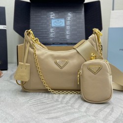 프라다 나일론 리에디션  호보백 1BH204 PD1-B