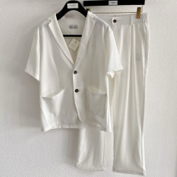 [홍콩명품.BRUNELLO CUCINELLI]브루넬로 쿠치넬리 2026 남성용 반팔수트세트 BL1653 YB 3컬러 홍콩명품의류,구매대행,온라인명품