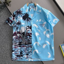 [홍콩명품.PRADA] 프라다 2026 남성용 반팔셔츠 PD2091 PD 홍콩명품의류,구매대행,온라인명품