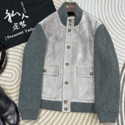 [홍콩명품.BRUNELLO CUCINELLI]브루넬로 쿠치넬리 2026 남성용 양가죽 자켓 BL1661 HD 홍콩명품의류,구매대행,온라인명품